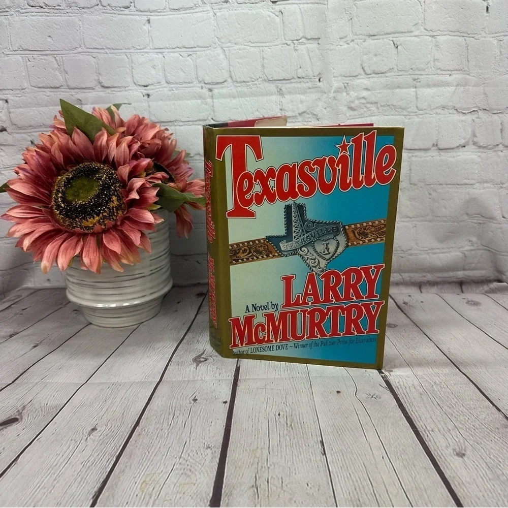 vintage 1987 novel hearback book Texasville Novel by Larry McMurtry western